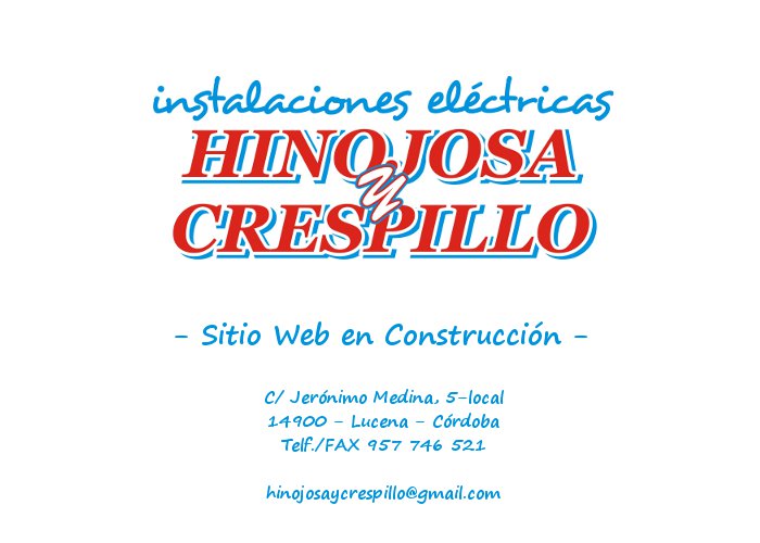 Hinojosa y Crespillo - Web en Construcción